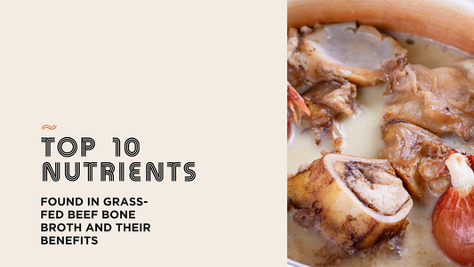 The Top 10 Nutrients Found in Grass-Fed Beef Bone Broth and Their Benefits